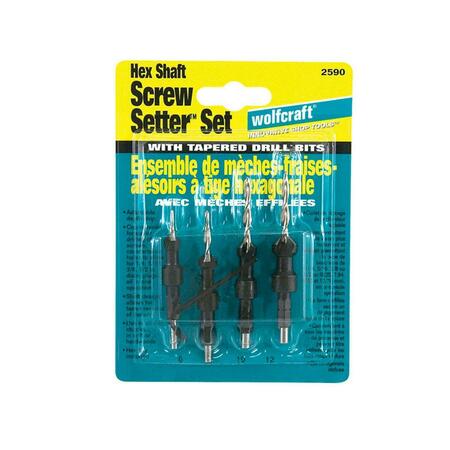 MIBRO GROUP 2590 Screw Setter Bit Set, 4PK 2008373